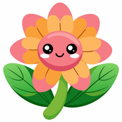 Watercolor wildflowers design vector art illustration