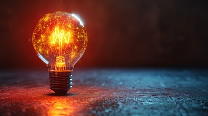 Futuristic Business Innovation - Surreal 3D Concept with Empty Space for Text Overlay