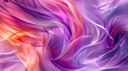 Obraz premium Twisted ribbon background with colorful fluid color effect, with a romantic impression