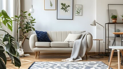 Modern Scandinavian home interior design