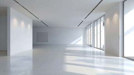 Modern empty interior design