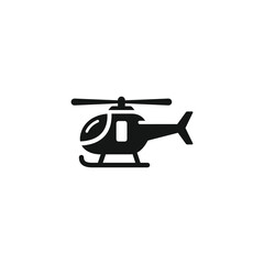 Helicopter icon vector. EPS 10 editable vector