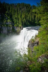 mesa falls in Idaho