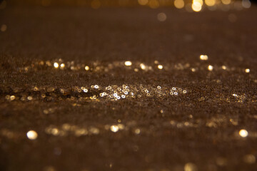 gold sequin textured background