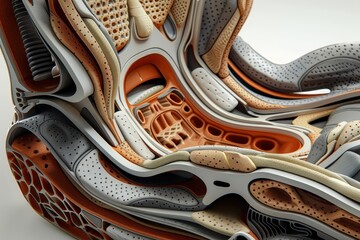 Provides a detailed and informative look at the inner workings of a car seat.