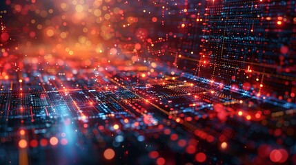 Futuristic Data Visualization in E-commerce Analytics