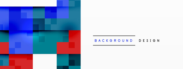 Dynamic colorful squares background. Vector Illustration For Wallpaper, Banner, Background, Card, Book Illustration, landing page