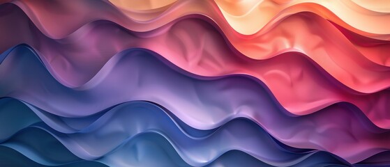 Obraz premium Flat design illustration of a wall texture background with 3D elements, incorporating soft shadows and gradients to create a realistic yet stylized effect. The image is perfect for use in digital