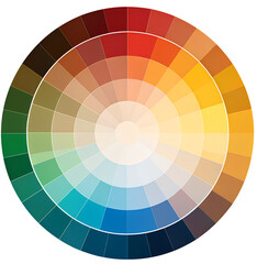 Obraz premium color palette guide, generative ai