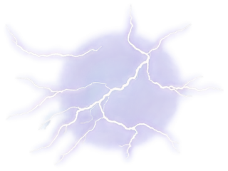 Tormenta eléctrica, PNG.