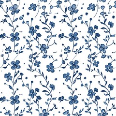 seamless background with flowers pattern 