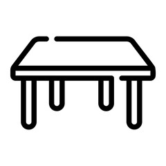 table Line Icon