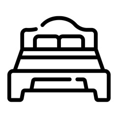 bed Line Icon