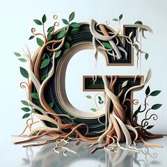English alphabet G Design