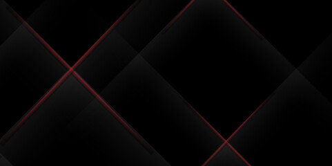 Obraz premium Abstract black pattern and dynamic background poster. Luxury deep black dynamic abstract vector geometric lines patterns. Black abstract texture geometric background. Modern shape concept. 