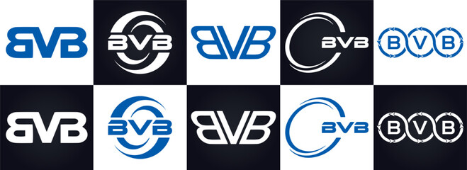 BVB logo. B V B design. White BVB letter. BVB, B V B letter logo design. B V B letter logo design in GOLD, GOLDEN LOGO, THREE, style. letter logo set in one artboard. B V B letter logo vector design.