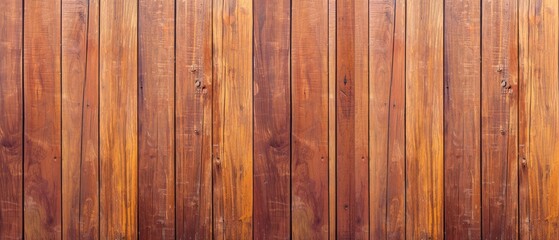 Naklejka premium Panoramic close-up, high detail scan of wood panel wall texture, Generative AI 