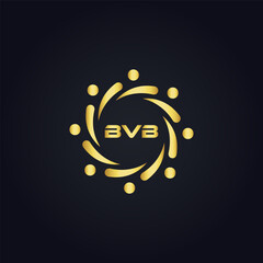 BVB logo. B V B design. White BVB letter. BVB, B V B letter logo design. B V B letter logo design in GOLD, GOLDEN LOGO, THREE, style. letter logo set in one artboard. B V B letter logo vector design.
