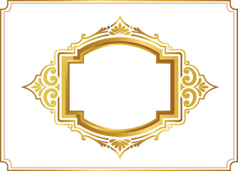 frame with a ornament