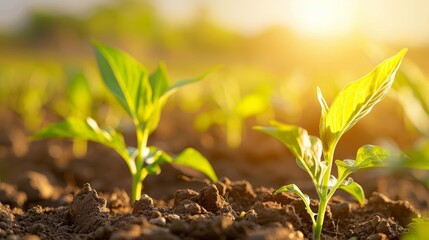 Detailed image of an agribusiness focusing on planting crops for the culinary market, Agribusiness, Market focus