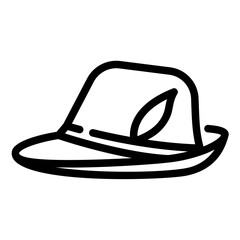 hat Line Icon