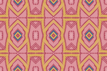 Vectors for Ikat Boho Fabric Seamless decorative ethnic pattern American vector image · Batik ikat or tie-dye seamless pattern