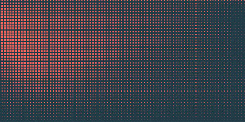 Gradient background Halftone pop art design Light effect Seamless pattern Vector illustration