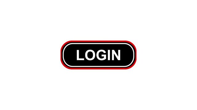 Log In button video for promotion