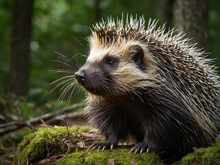 Fototapeta premium hedgehog in the grass