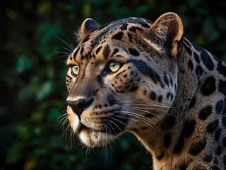 Fototapeta premium portrait of a leopard