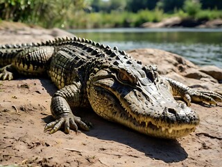 Obraz premium alligator in the everglades