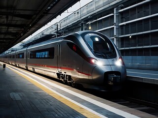 Fototapeta premium train in motion