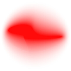 scarlet red spot with smooth edges with transparency