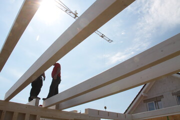 Balken im Hausbau