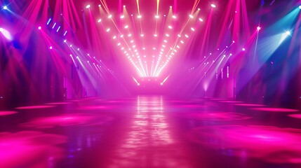 An abstract light pan, illustrating the concept of a vibrant night party with colorful and dynamic lighting effects, creating an atmosphere of celebration and excitement.