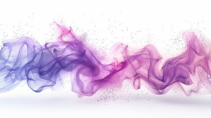 Fototapeta premium Abstract paint splashes in the form of thick smoke