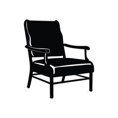 chair silhouette vector, stylish and versatile furniture designs