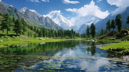 Fototapeta premium Visit Pakistan to experience breathtaking scenery like in these pictures.