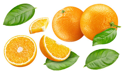 Orange isolated on white background