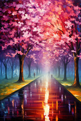 Fototapeta premium autumn in the park