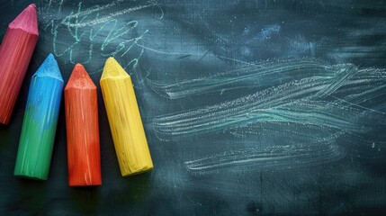 Chalk logo on blackboard downloaded