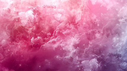 Pink and White Abstract Cloud Background
