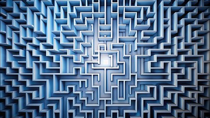 Geometric maze labyrinth design, maze, geometric, abstract, pattern, labyrinth, puzzle, concept, intricate, pathway