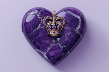 A Broken Heart with a Golden Crown