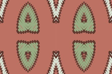 Geometric ethnic oriental ikat seamless pattern color oriental. Aztec ornament print. Design for background.