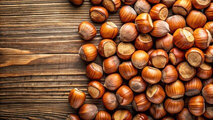 Obraz premium Hazelnuts on background , hazelnut, nuts, healthy, snack, food, isolated,background, organic, natural, ingredient, fresh