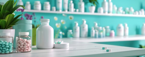 Pharmacy Counter with Flu Medications: Detail-Oriented Customer Experience