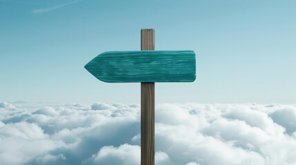 Beautiful scenery of College Green Road sign against a backdrop of clouds.