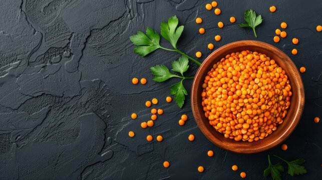 Refreshing African food Enjoy a bowl of Azifa, a traditional Ethiopian lentil salad, bursting with flavor and freshness.