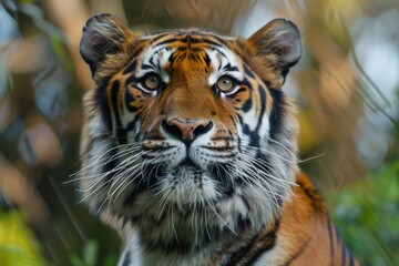 Fototapeta premium Tiger Close Up Portrait.